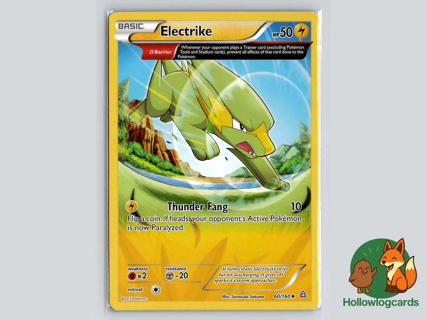 Electrike (60/160) - Primal Clash Pokémon Card
