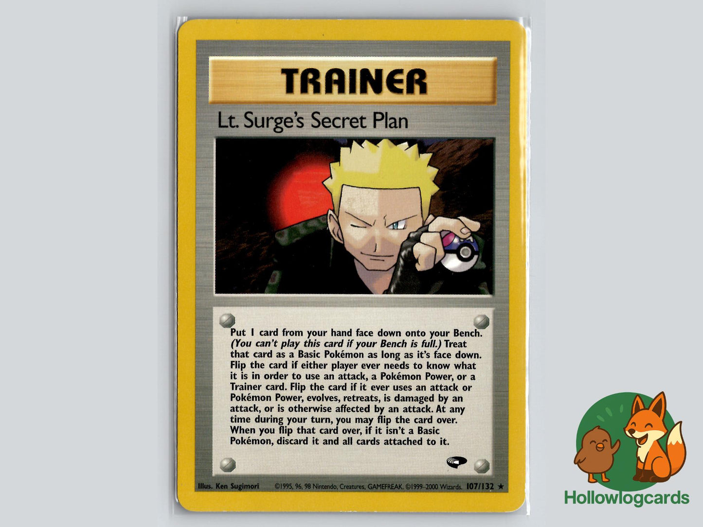Lt. Surge's Secret Plan (107/132) - Gym Challenge Pokémon Card