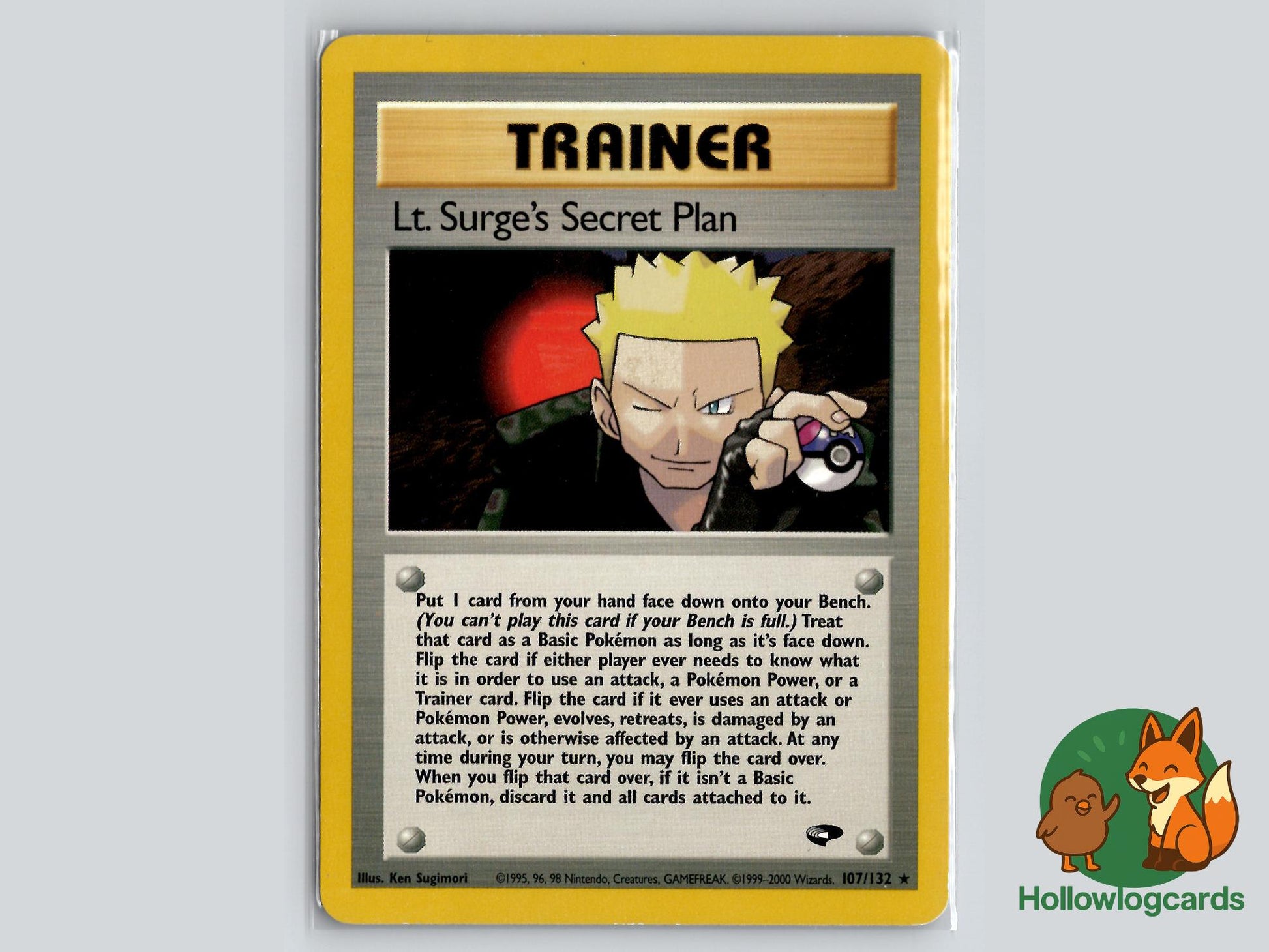 Lt. Surge's Secret Plan (107/132) - Gym Challenge Pokémon Card