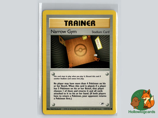 Narrow Gym (124/132) - Gym Heroes Pokémon Card