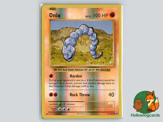 Onix (61/108) - Evolutions Pokémon Card