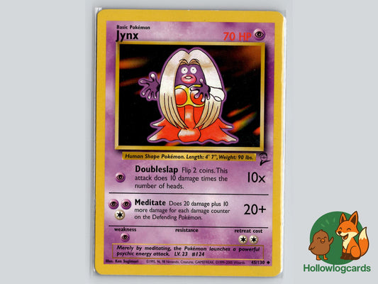 Jynx (45/130) - Base Set 2 Pokémon Card