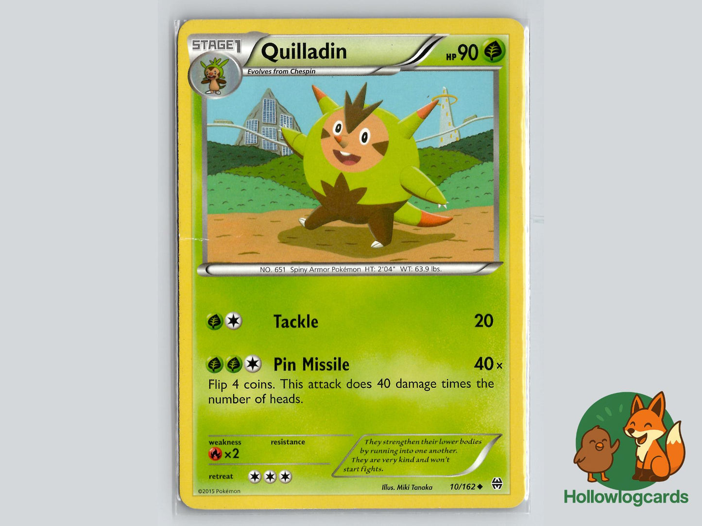Quilladin (10/162) - BREAKthrough Pokémon Card
