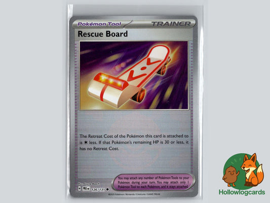 Rescue Board (126/131) - Prismatic Evolutions Pokémon Card