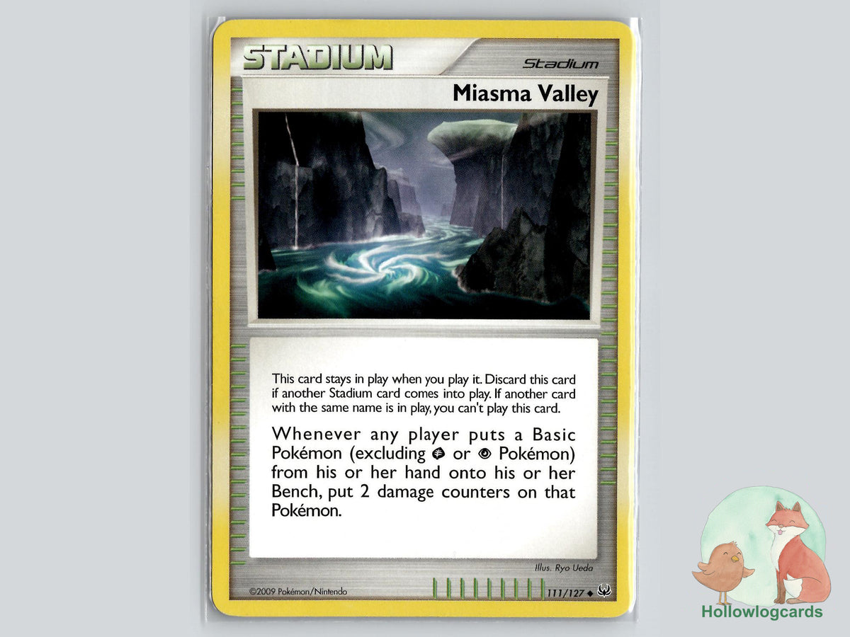 Miasma Valley (111/127) - Platinum Pokémon Card