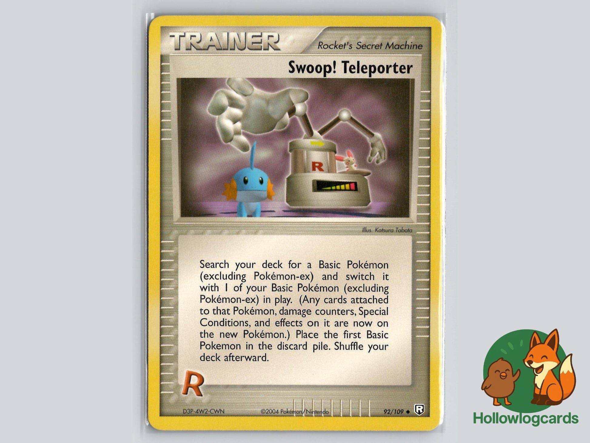 Swoop! Teleporter (92/109) - Team Rocket Returns Pokémon Card