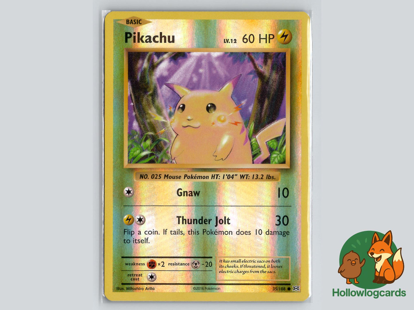 Pikachu (35/108) - Evolutions Pokémon Card