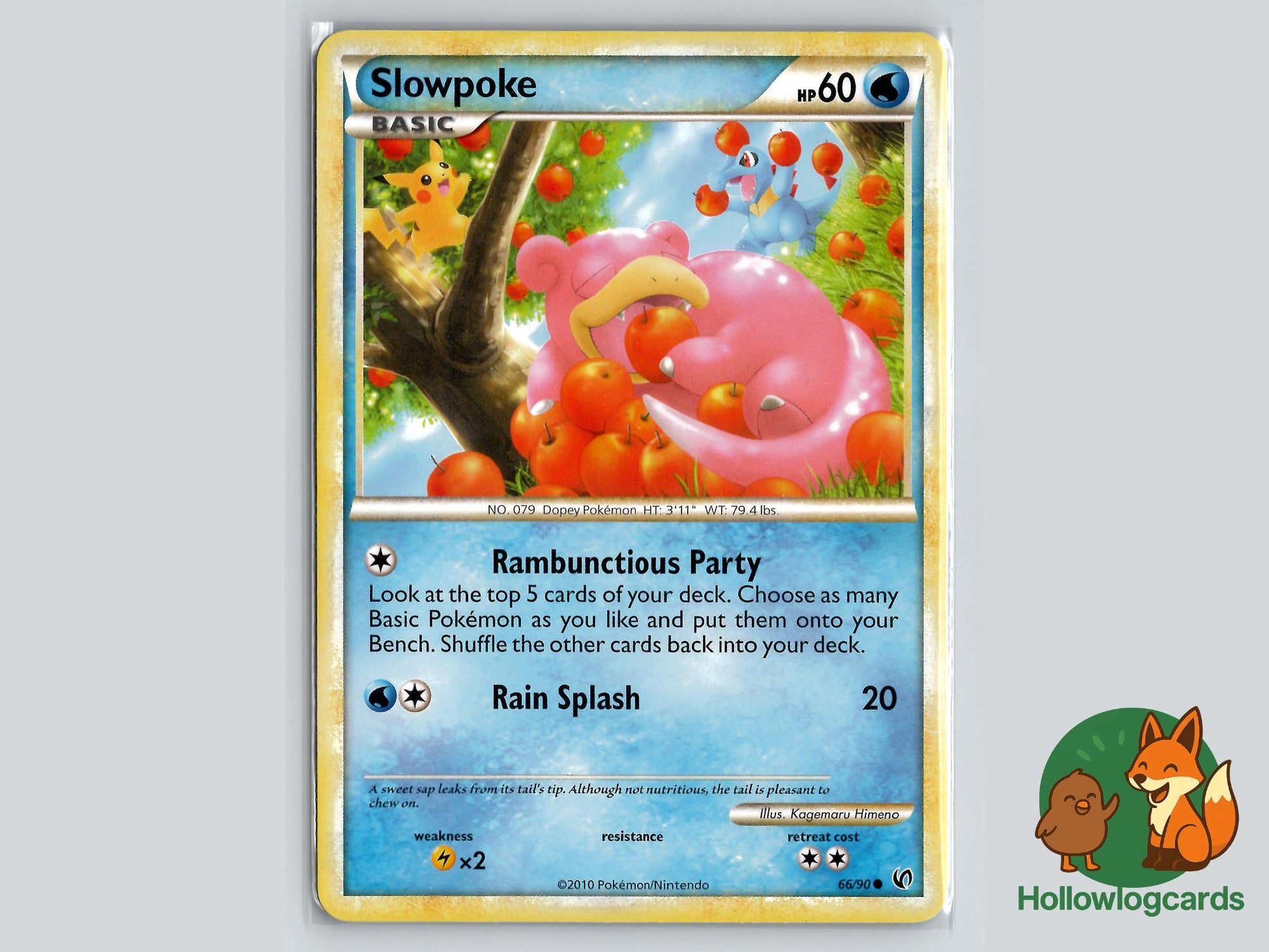 Slowpoke (66/90) - Undaunted Pokémon Card