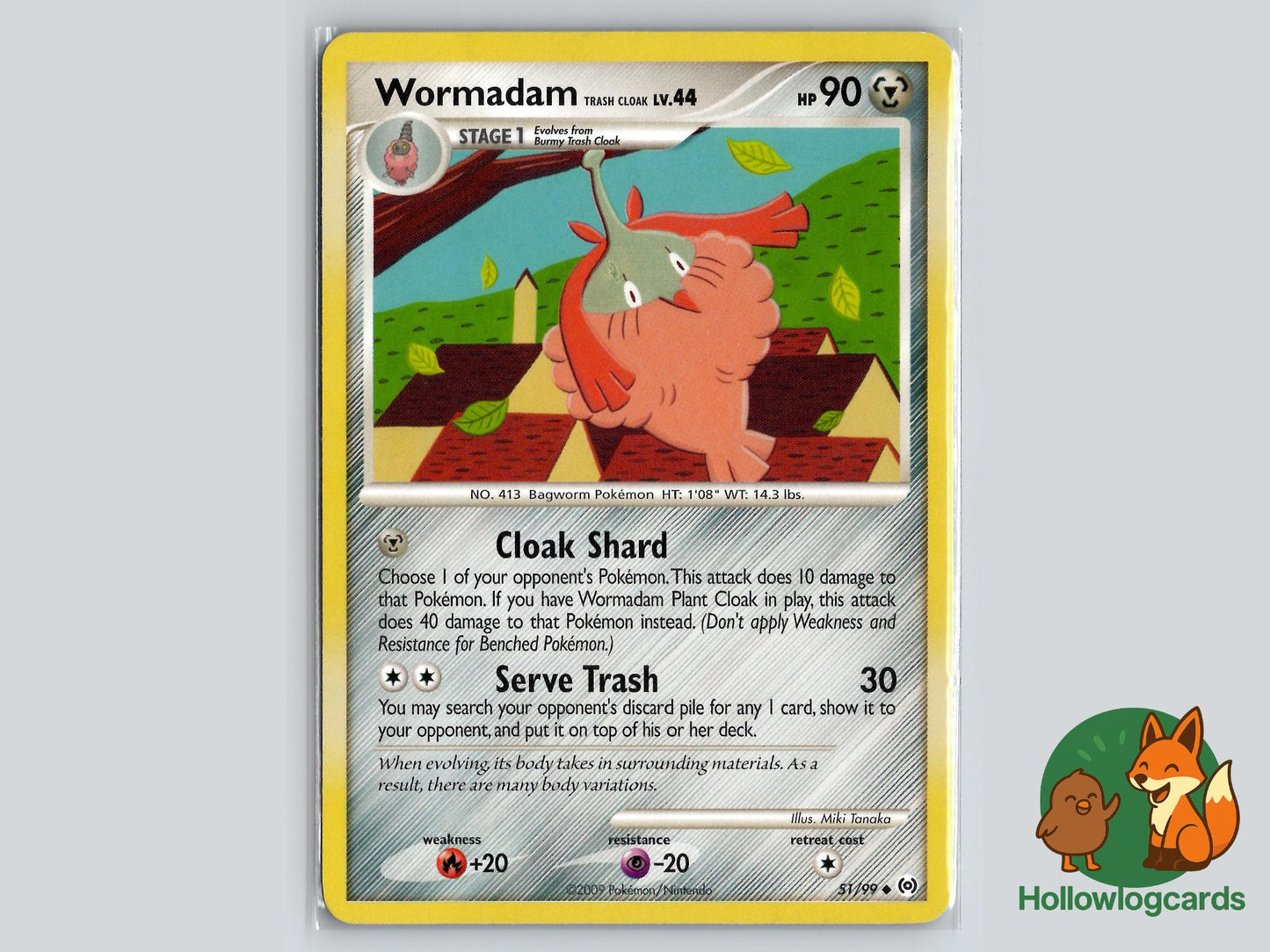 Wormadam Trash Cloak (51/99) - Arceus Pokémon Card