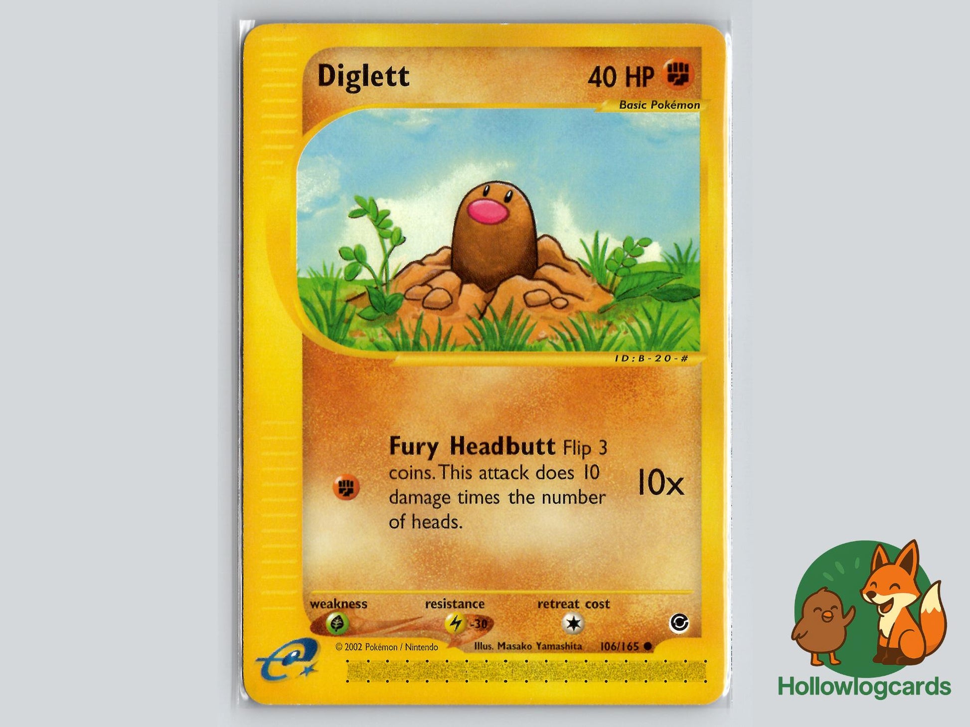 Diglett (106/165) - Expedition Base Set Pokémon Card