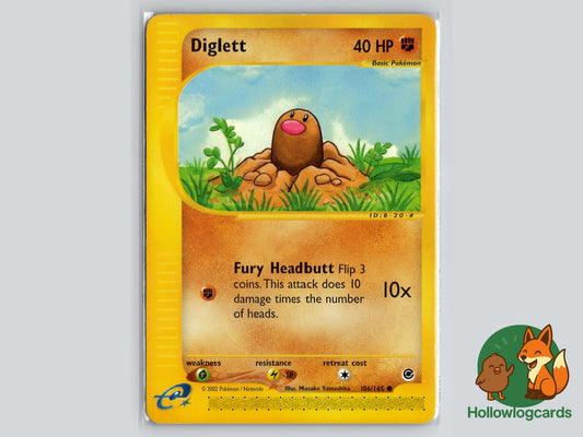 Diglett (106/165) - Expedition Base Set Pokémon Card