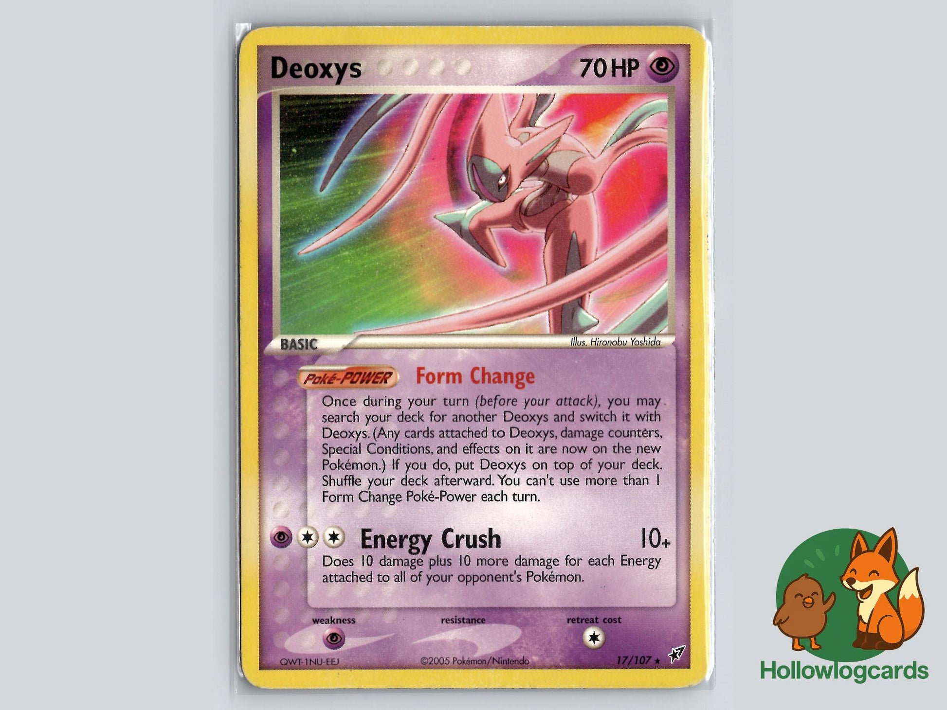 Deoxys (17/107) - Deoxys Pokémon Card