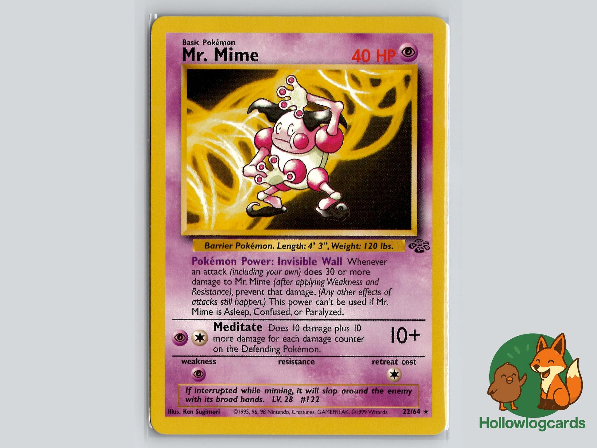 Mr. Mime (22/64) - Jungle Pokémon Card