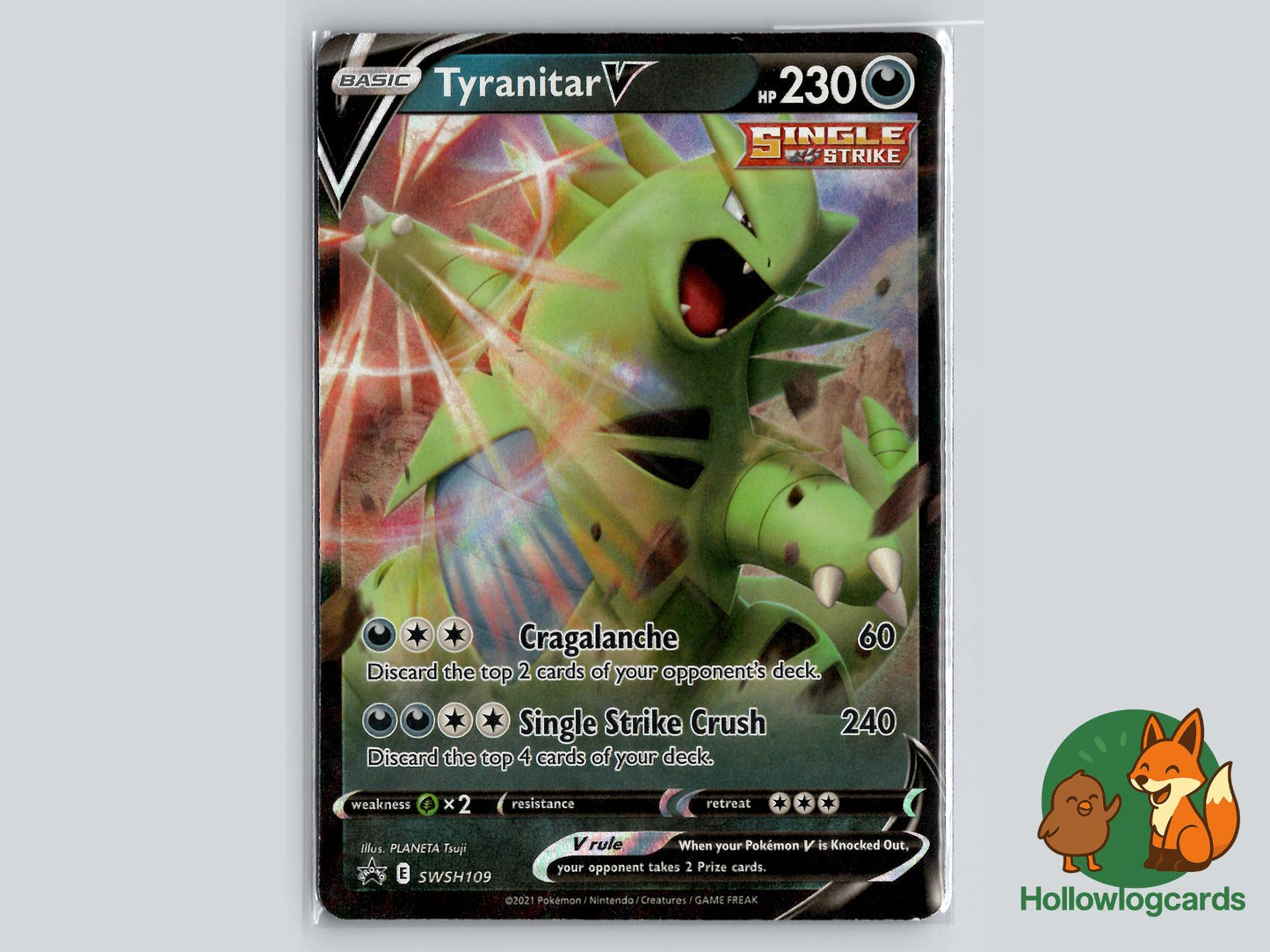 Tyranitar V (SWSH109) - Sword & Shield Pokémon Card