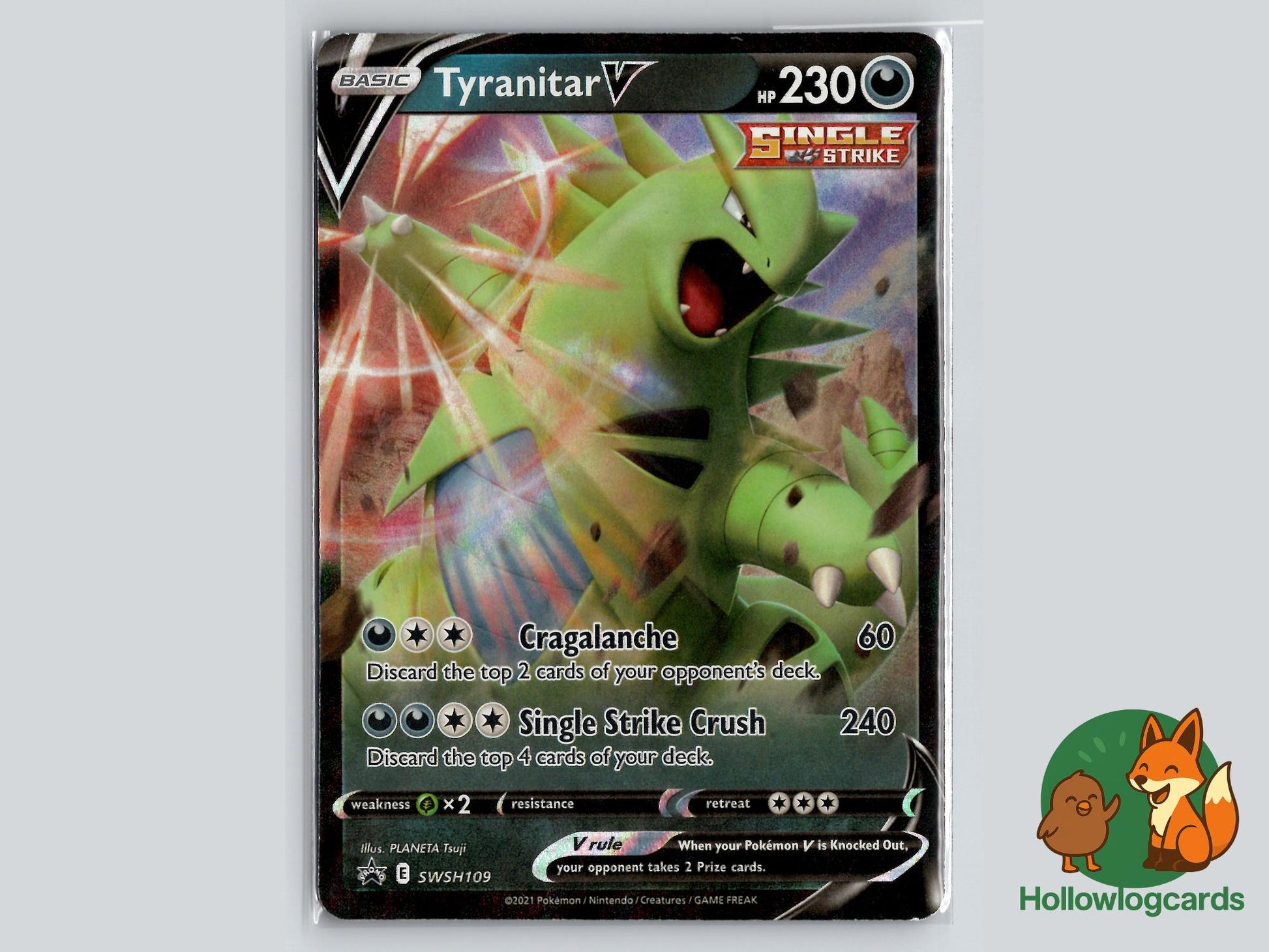 Tyranitar V (SWSH109) - Sword & Shield Pokémon Card