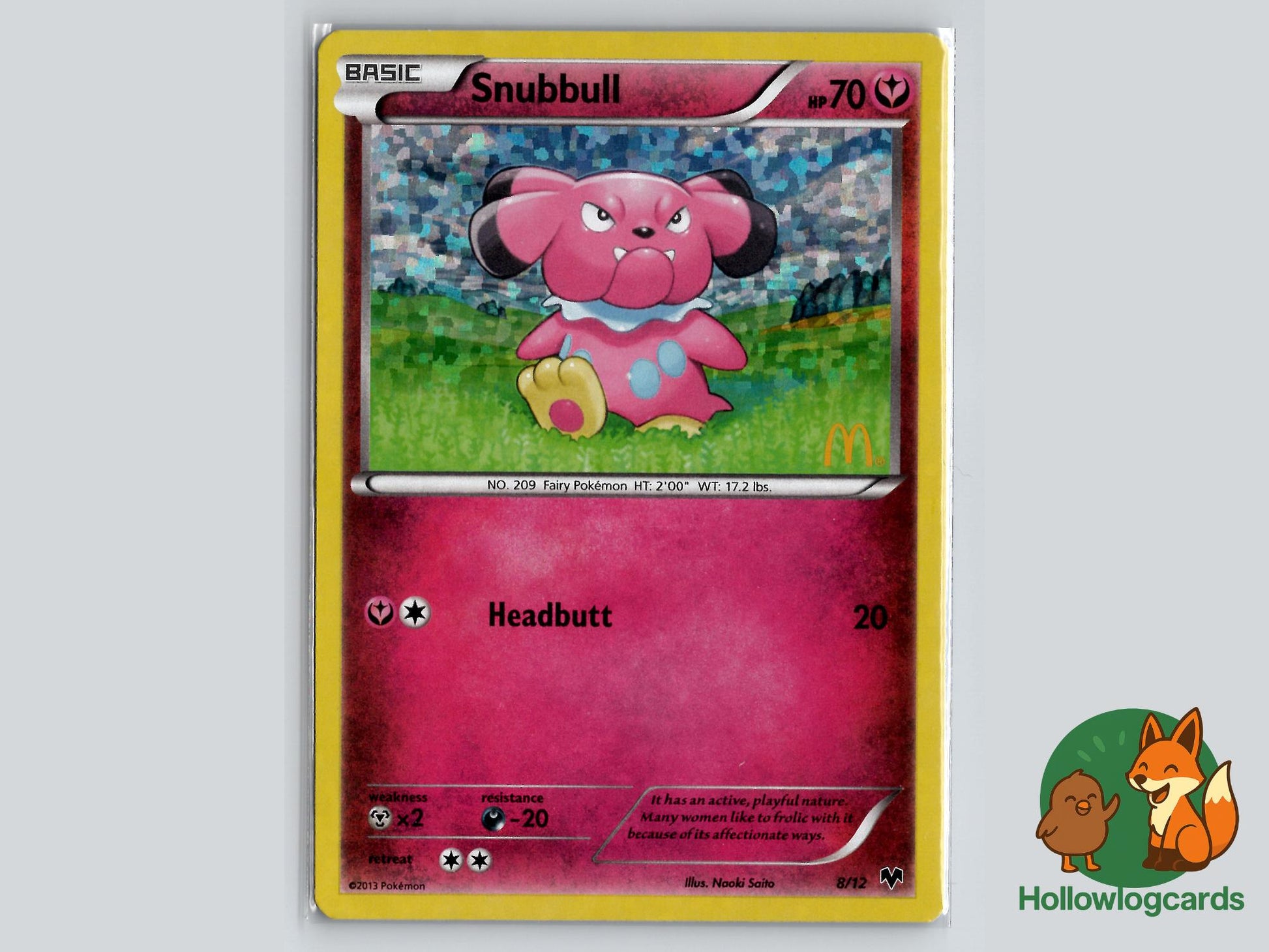 Snubbull (008/012) - McDonald's Promos 2014 Pokémon Card