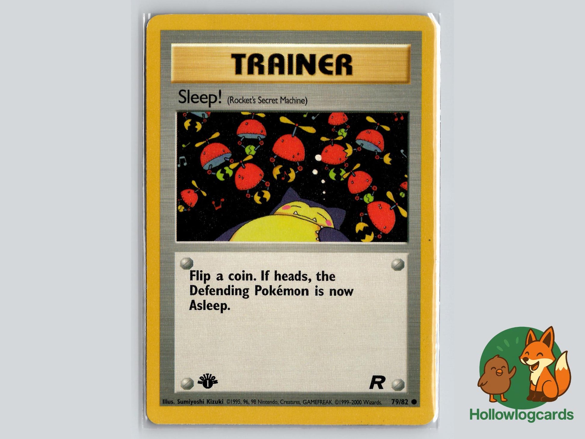 1st Edition Sleep! (79/82) - Team Rocket Pokémon Card