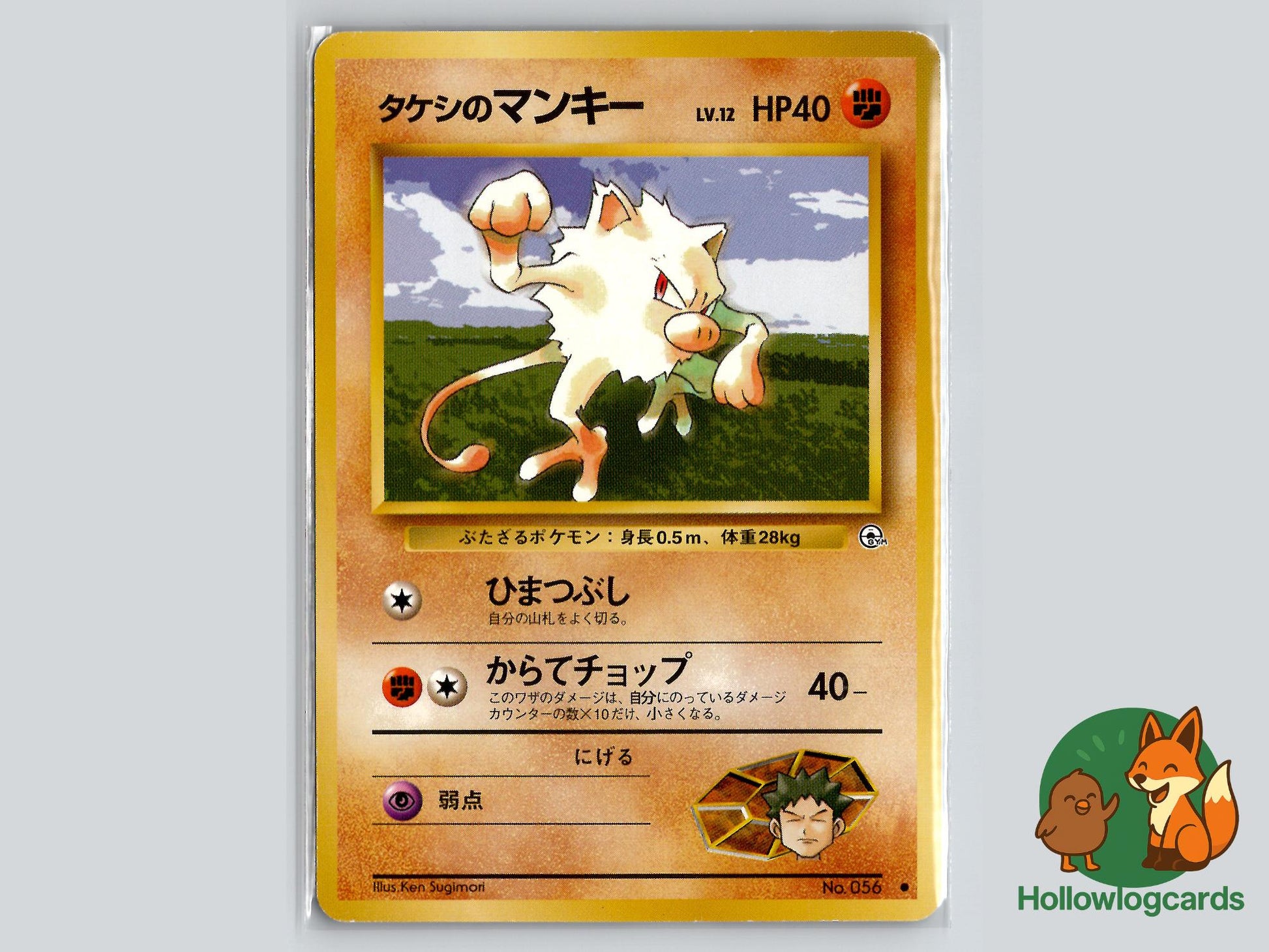 Brock's Mankey - Gym Heroes Pokémon Card