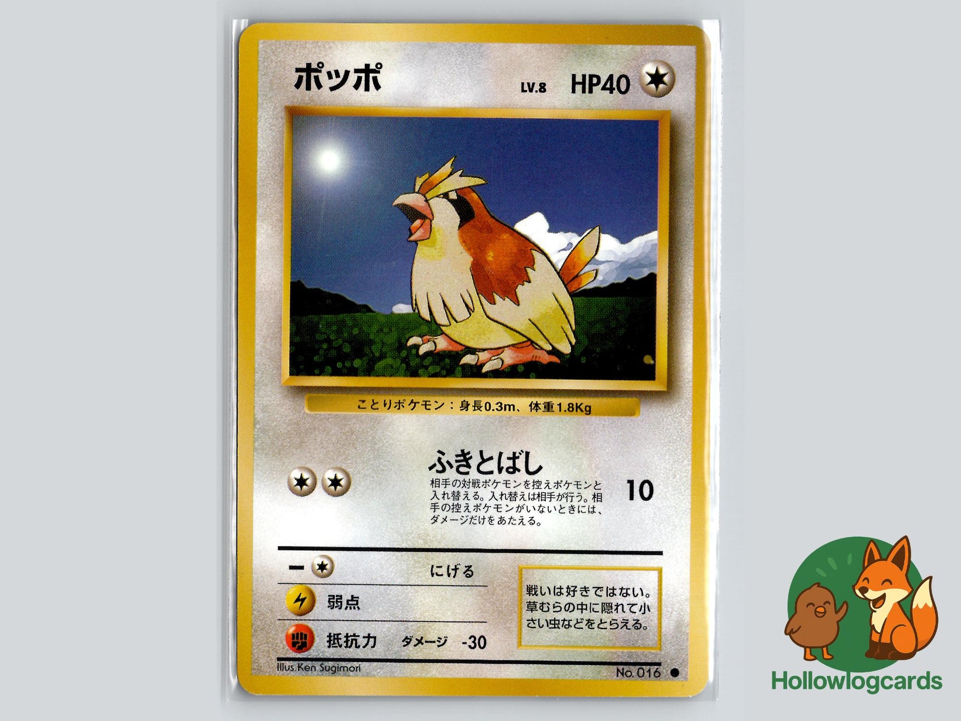 Pidgey - Base Pokémon Card