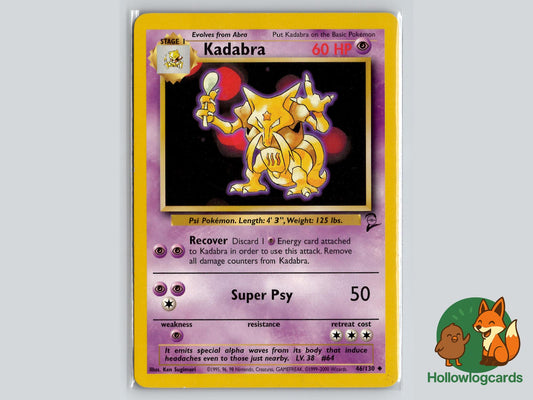 Kadabra (46/130) - Base Set 2 Pokémon Card