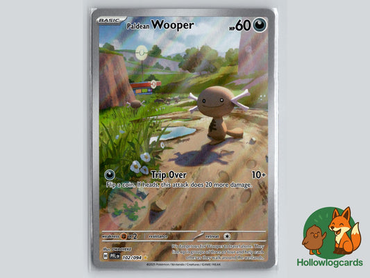Paldean Wooper (102/094) - Phantasmal Flames Pokémon Card