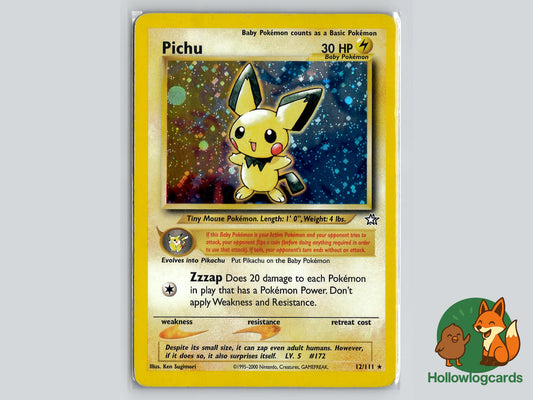 Pichu (12/111) - Neo Genesis Pokémon Card