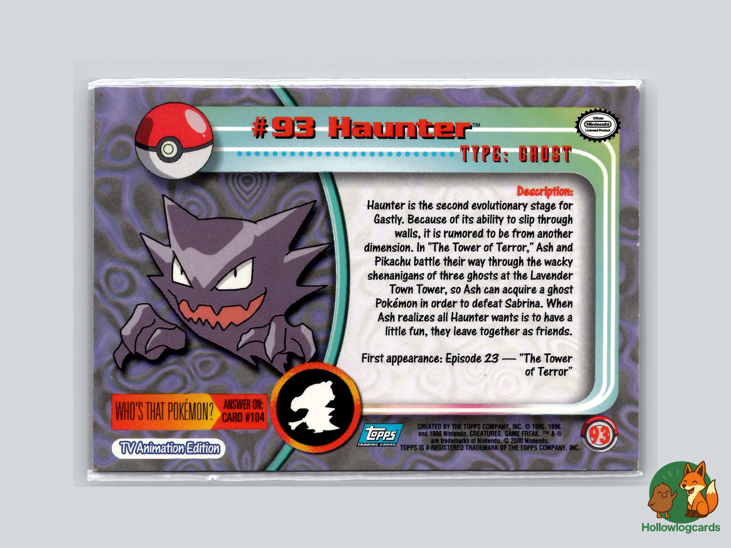 Haunter (#93) - Topps Trading Cards Series 2
