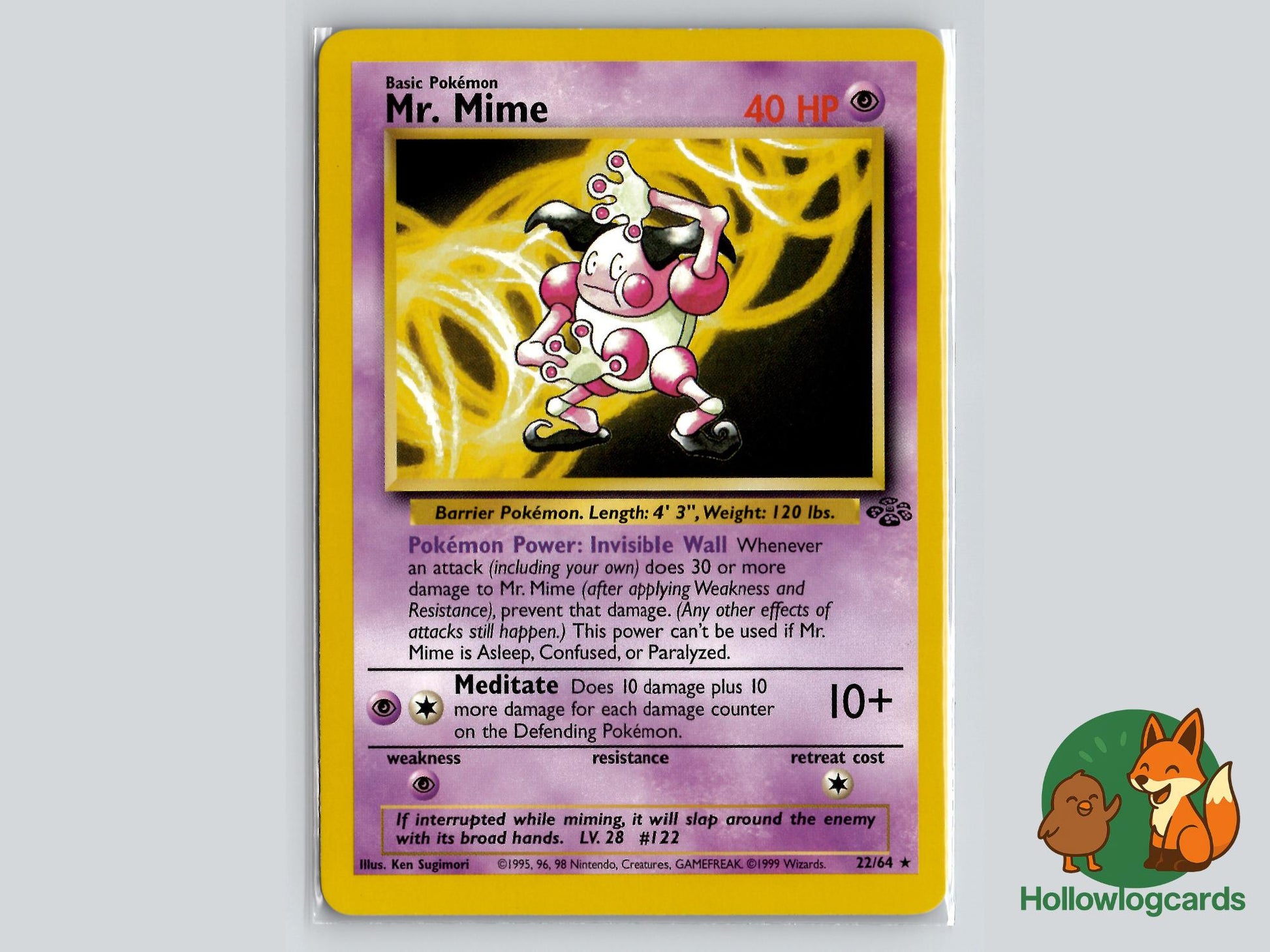 Mr. Mime (22/64) - Jungle Pokémon Card