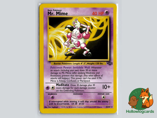 Mr. Mime (22/64) - Jungle Pokémon Card