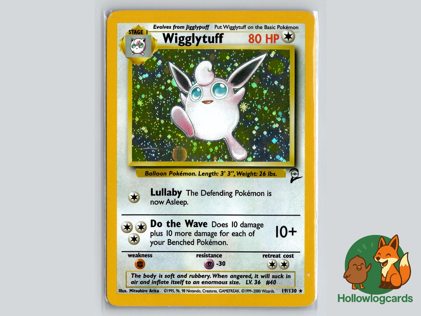 Wigglytuff (19/130) - Base Set 2 Pokémon Card