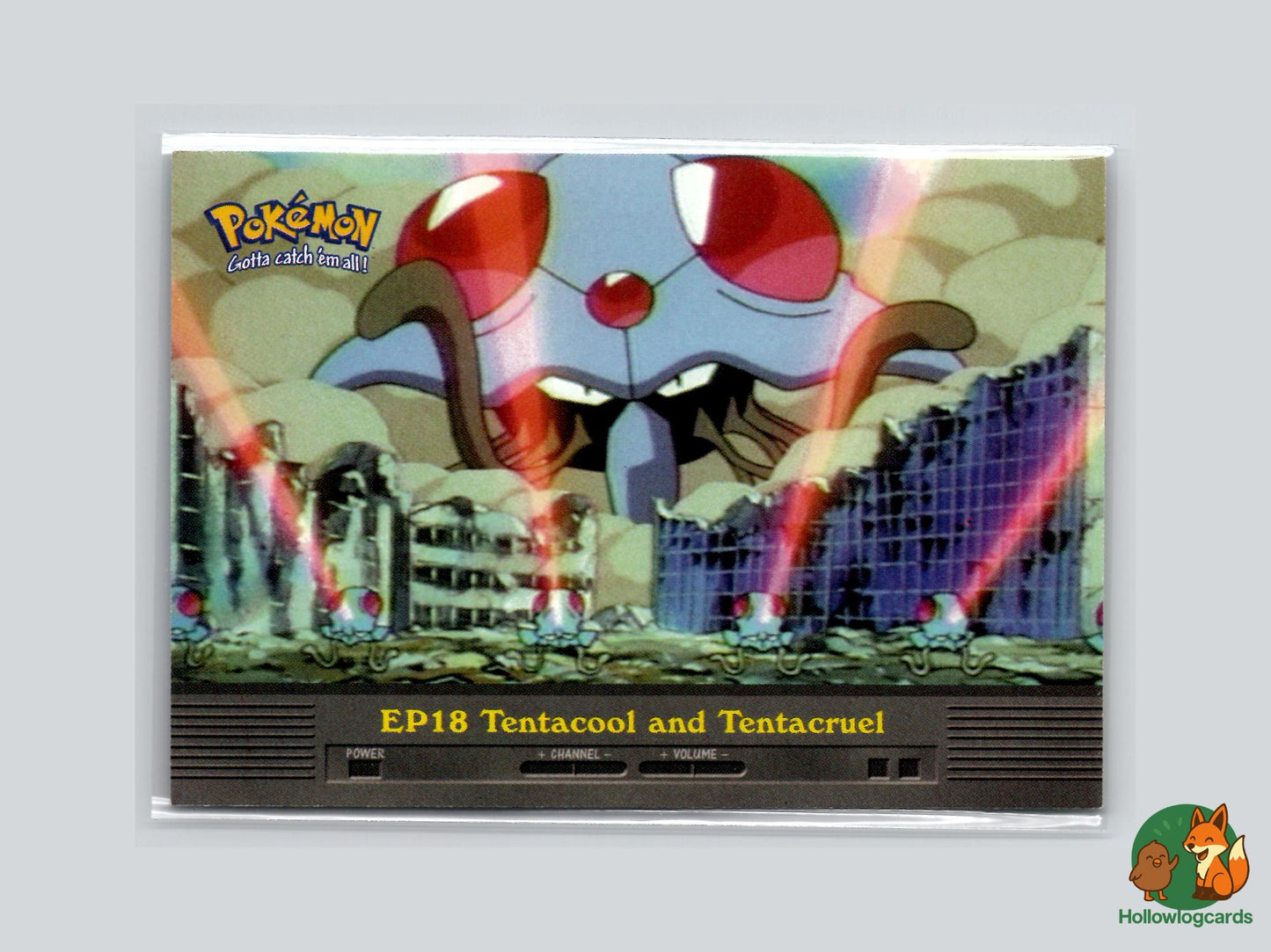 EP18 Tentacool and Tentacruel - Topps Trading Cards Series 2 Pokémon Card