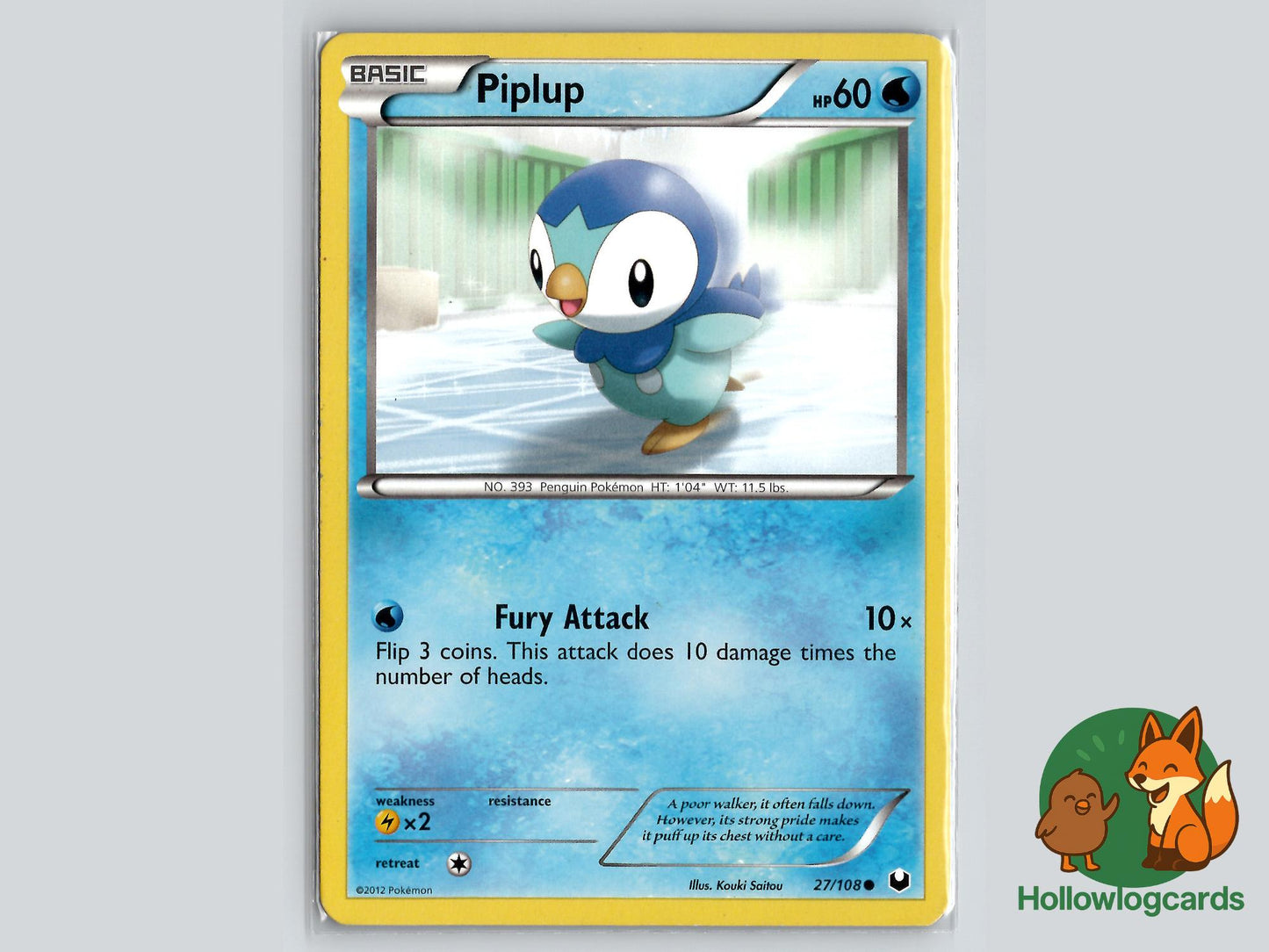 Piplup (27/108) - Dark Explorers Pokémon Card