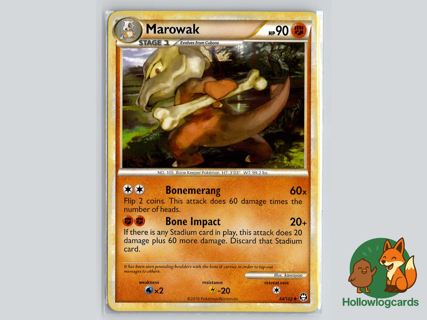 Marowak (44/102) - Triumphant Pokémon Card