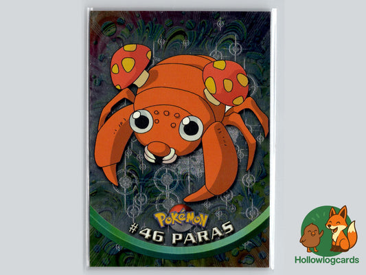 Paras - Topps Trading Cards Series 1 Pokémon Card