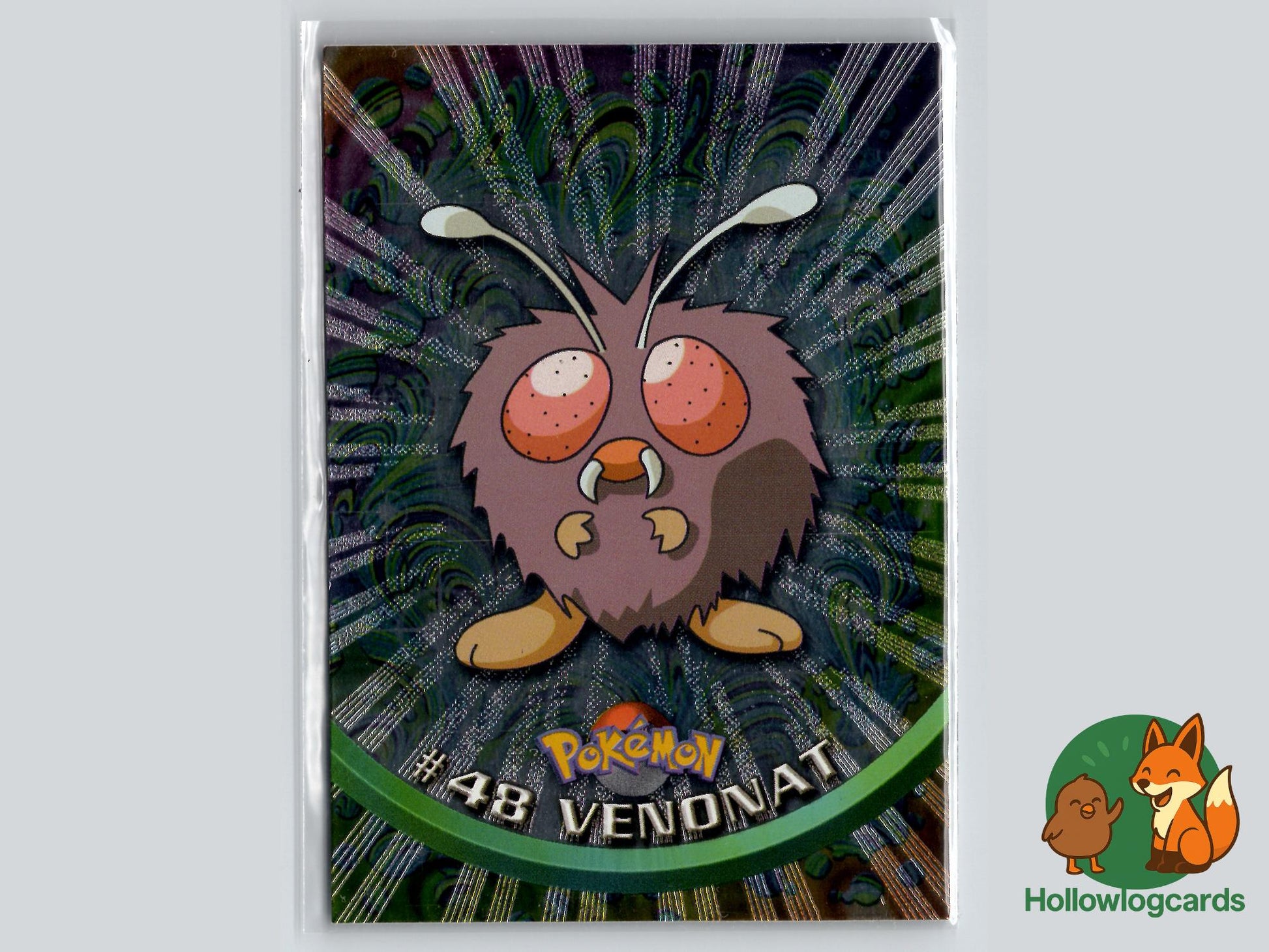 Venonat - Topps Trading Cards Series 1 Pokémon Card