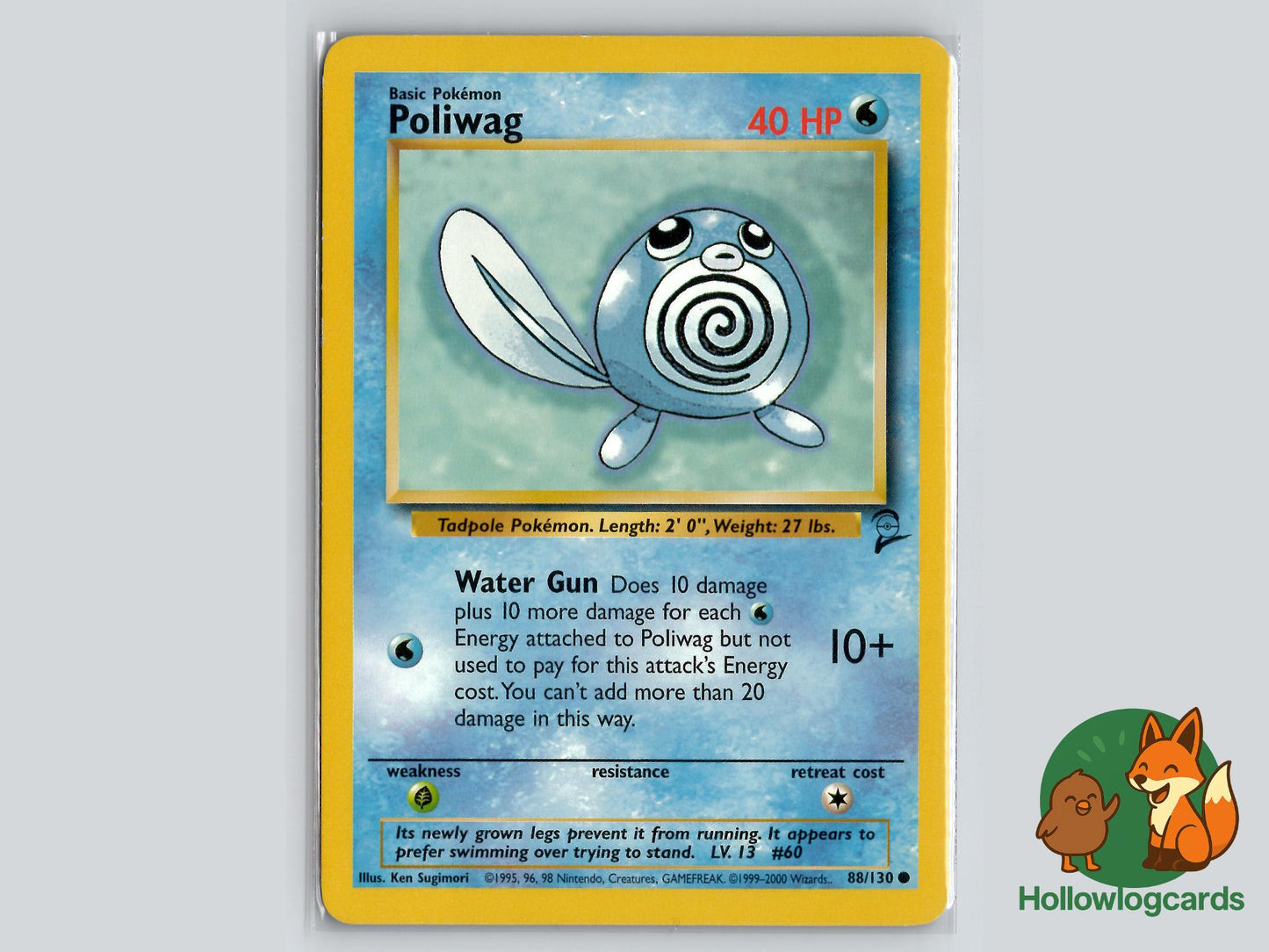 Poliwag (88/130) - Base Set 2 Pokémon Card