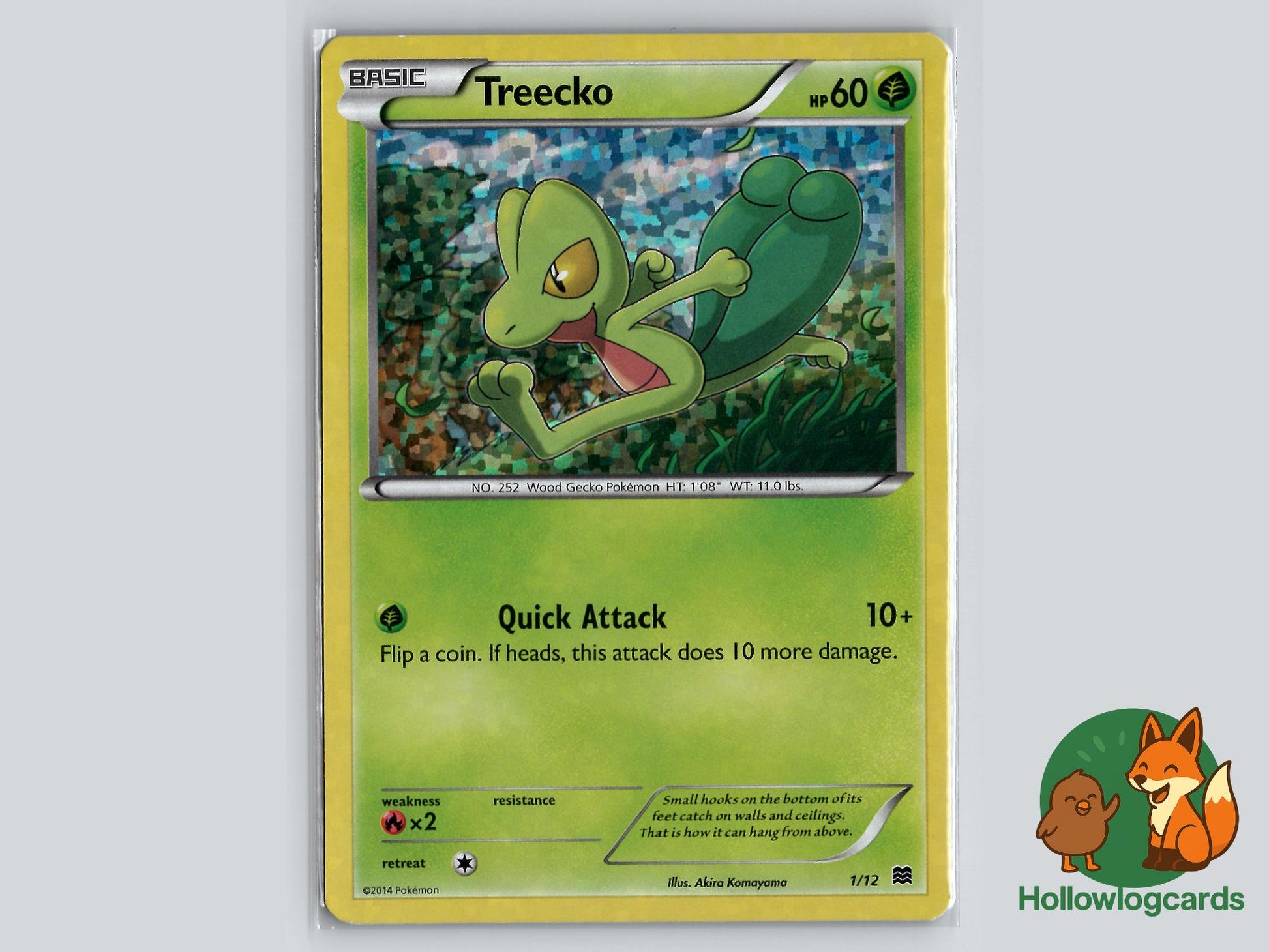 Treecko (001/012) - McDonald's Promos 2015 Pokémon Card
