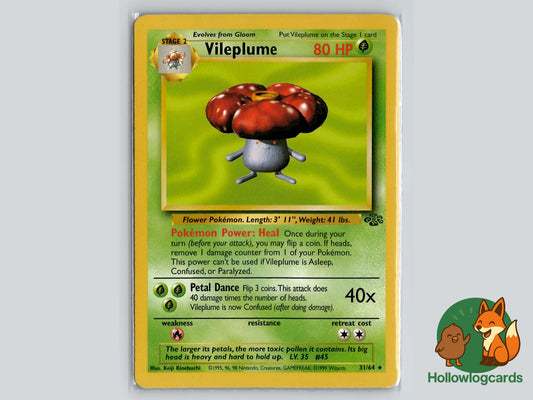 Vileplume (31/64) - Jungle Pokémon Card