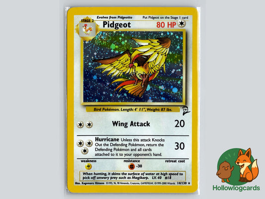 Pidgeot (14/130) - Base Set 2 Pokémon Card