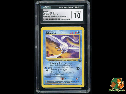 Graded Articuno (22) - Wizards Black Star Promos Pokémon Card