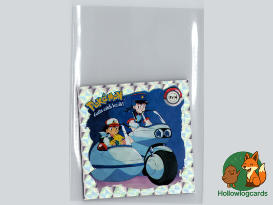 Officer Jenny Ash and Pikachu - Topps The First Movie Trading Cards Pokémon Card