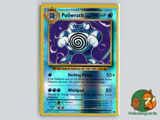 Poliwrath (25/108) - Evolutions Pokémon Card