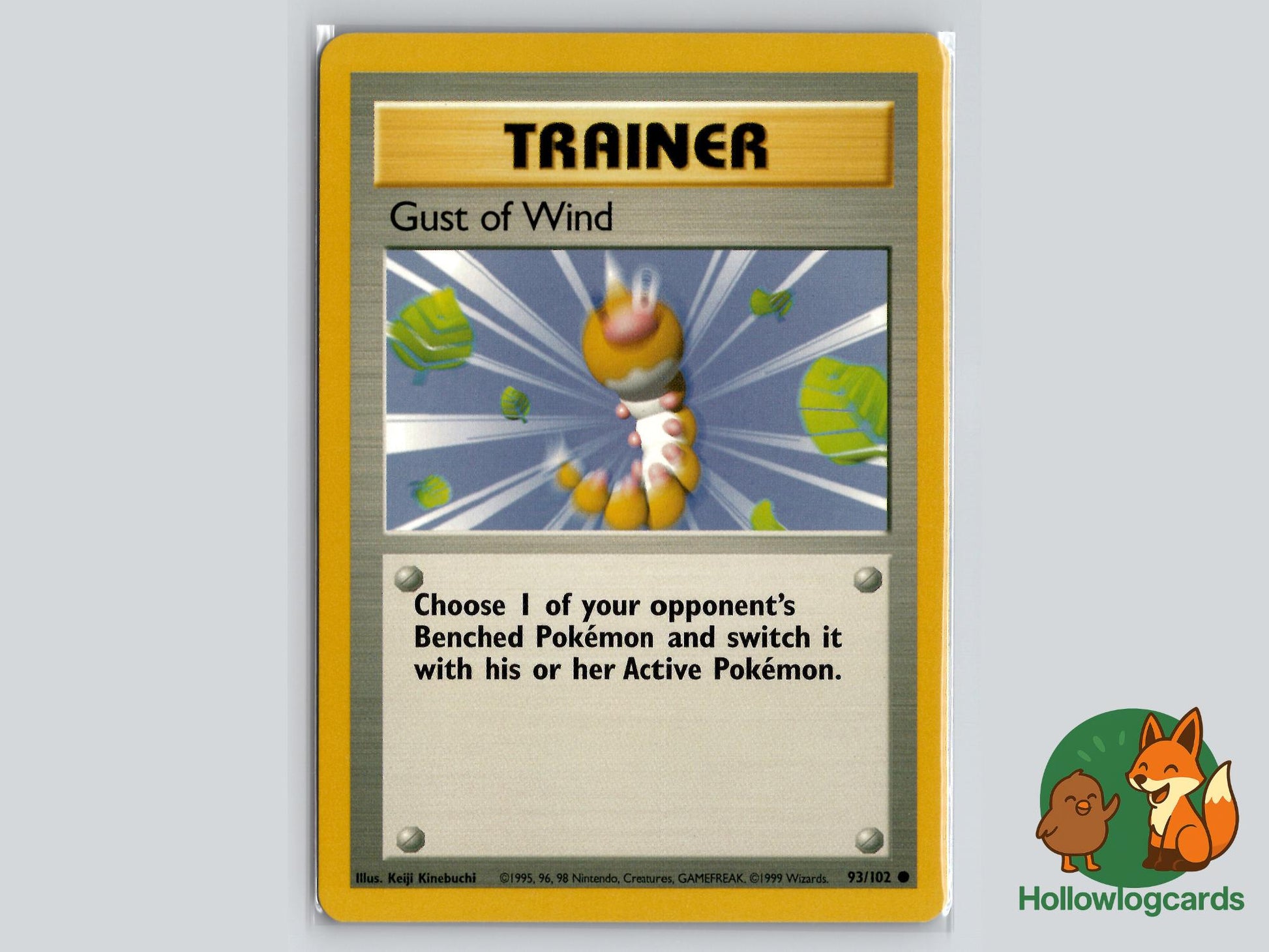 Gust of Wind (93/102) - Base Pokémon Card