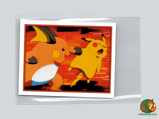 Raichu Megapunch Pikachu - Merlin Series 2 Sticker