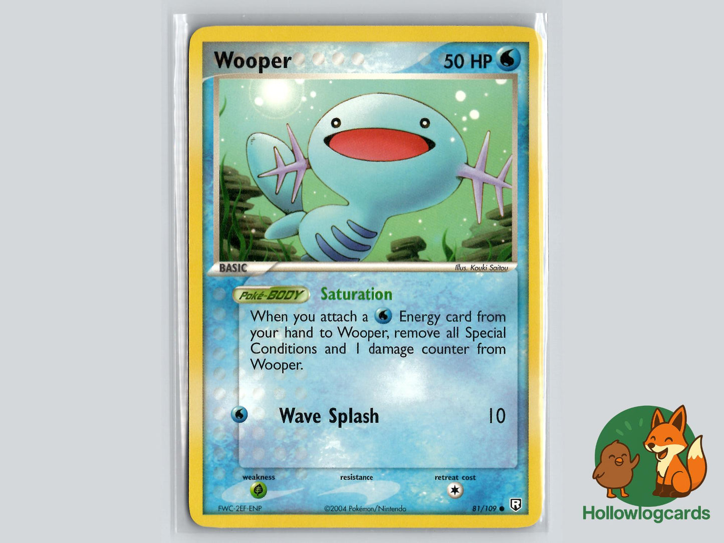 Wooper (81/109) - Team Rocket Returns Pokémon Card