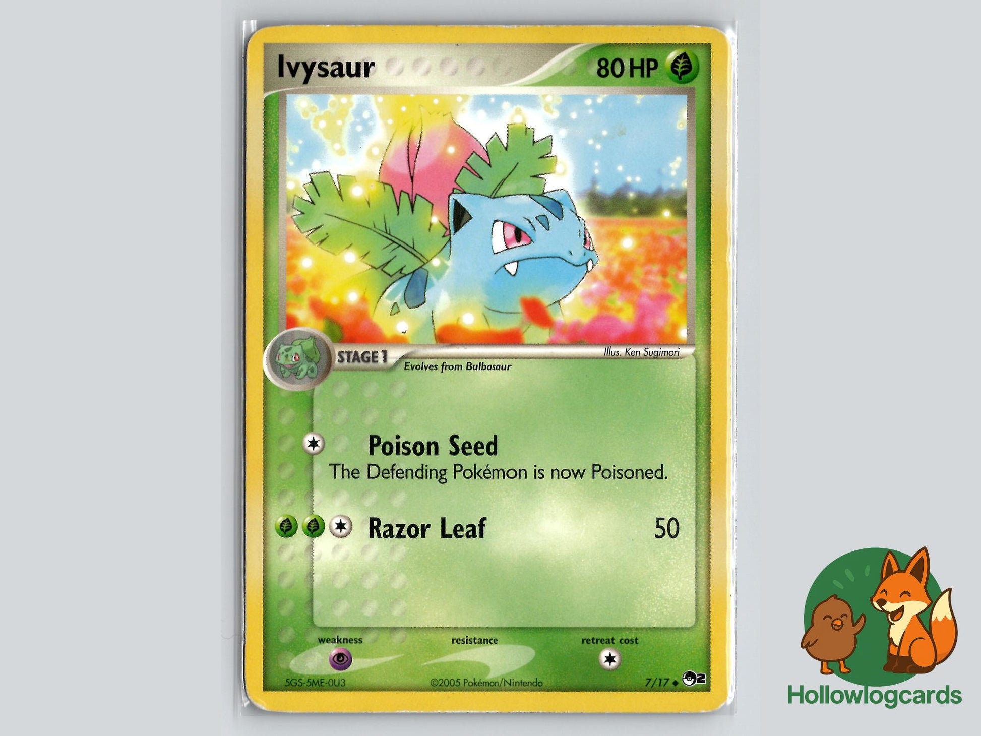 Ivysaur (7/17) - POP Series 2 Pokémon Card