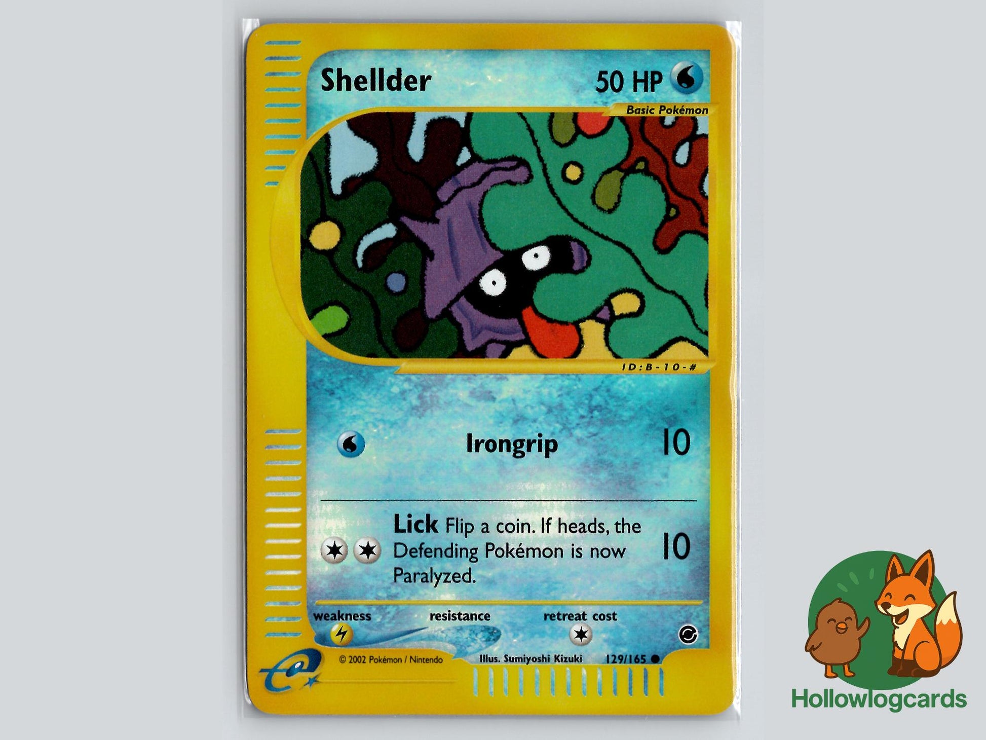 Shellder (129/165) - Expedition Base Set Pokémon Card