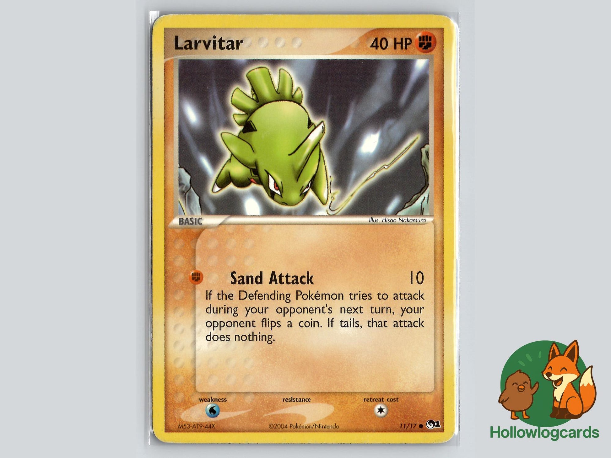 Larvitar (11/17) - POP Series 1 Pokémon Card