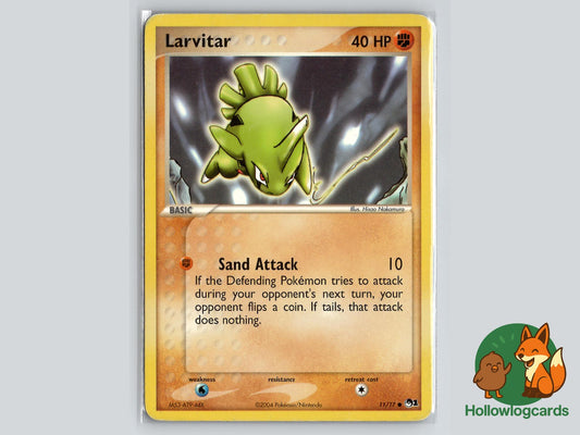 Larvitar (11/17) - POP Series 1 Pokémon Card