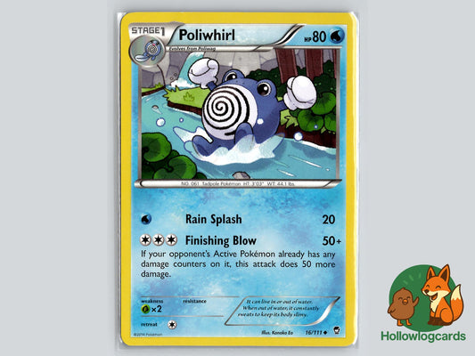 Poliwhirl (16/111) - Furious Fists Pokémon Card